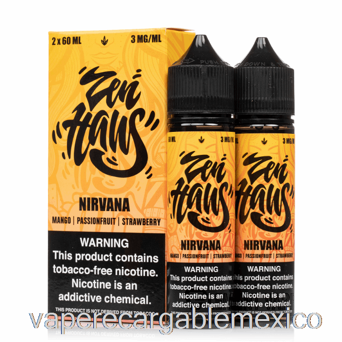 Vaporizador Recargable Nirvana - Zen Haus - 120ml 3mg